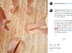 Robbie Williams und Ayda Field: Familie ist nun komplett (aydafieldwilliams/Instagram)